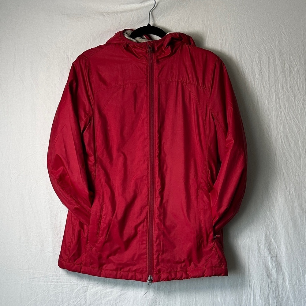 L.L. Bean Red Polyester Jacket